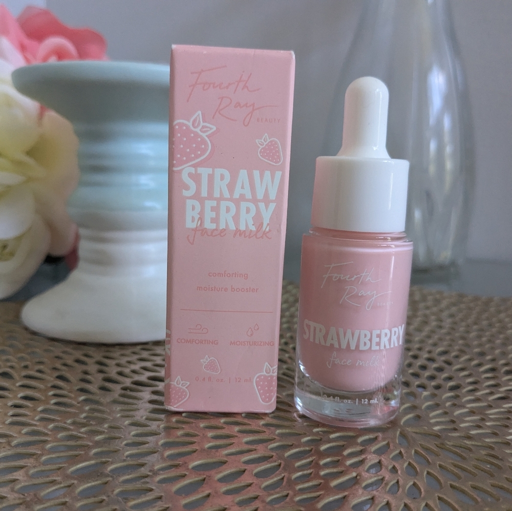 Strawberry face milk